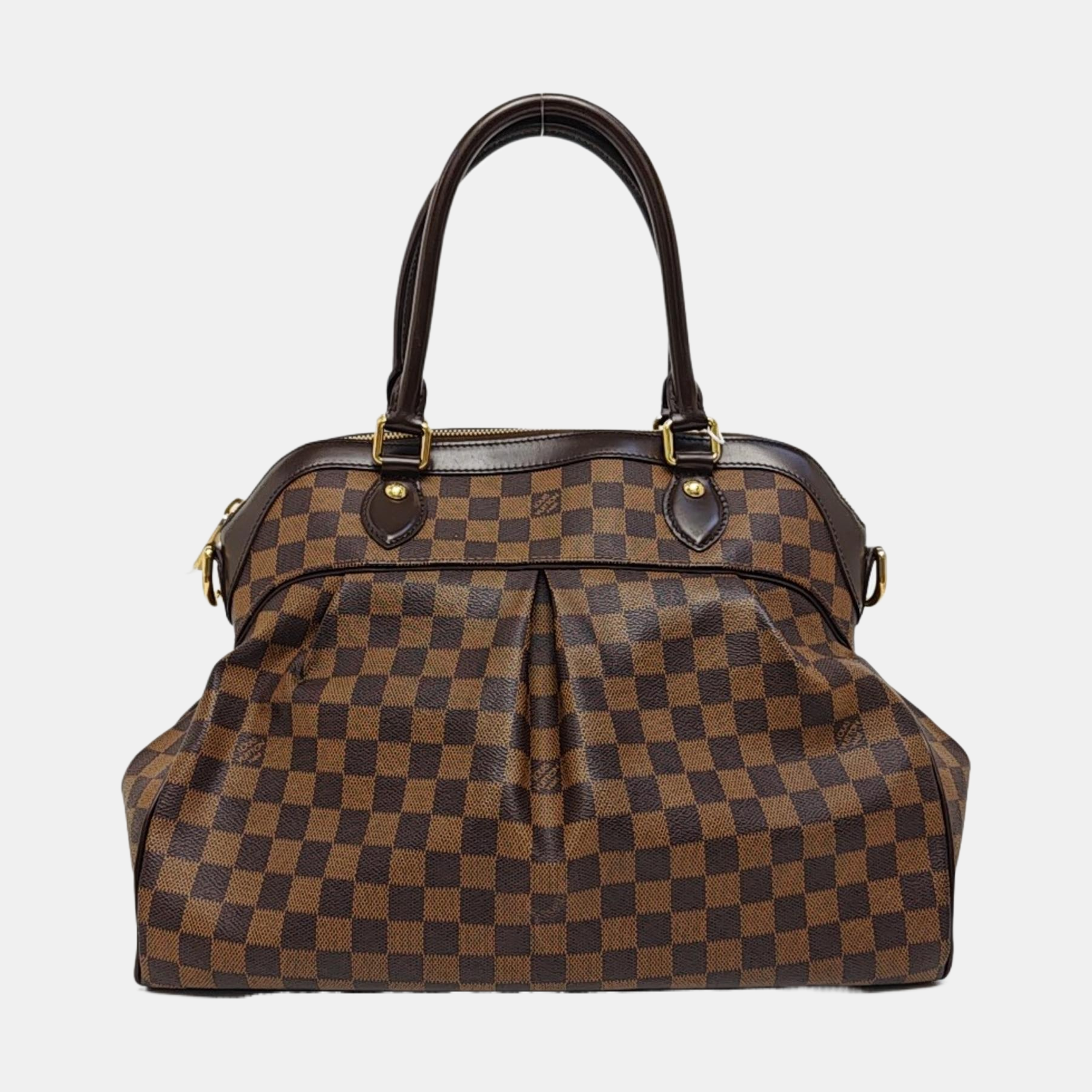 TREVI GM Damier Ebene Coated Canvas Brown