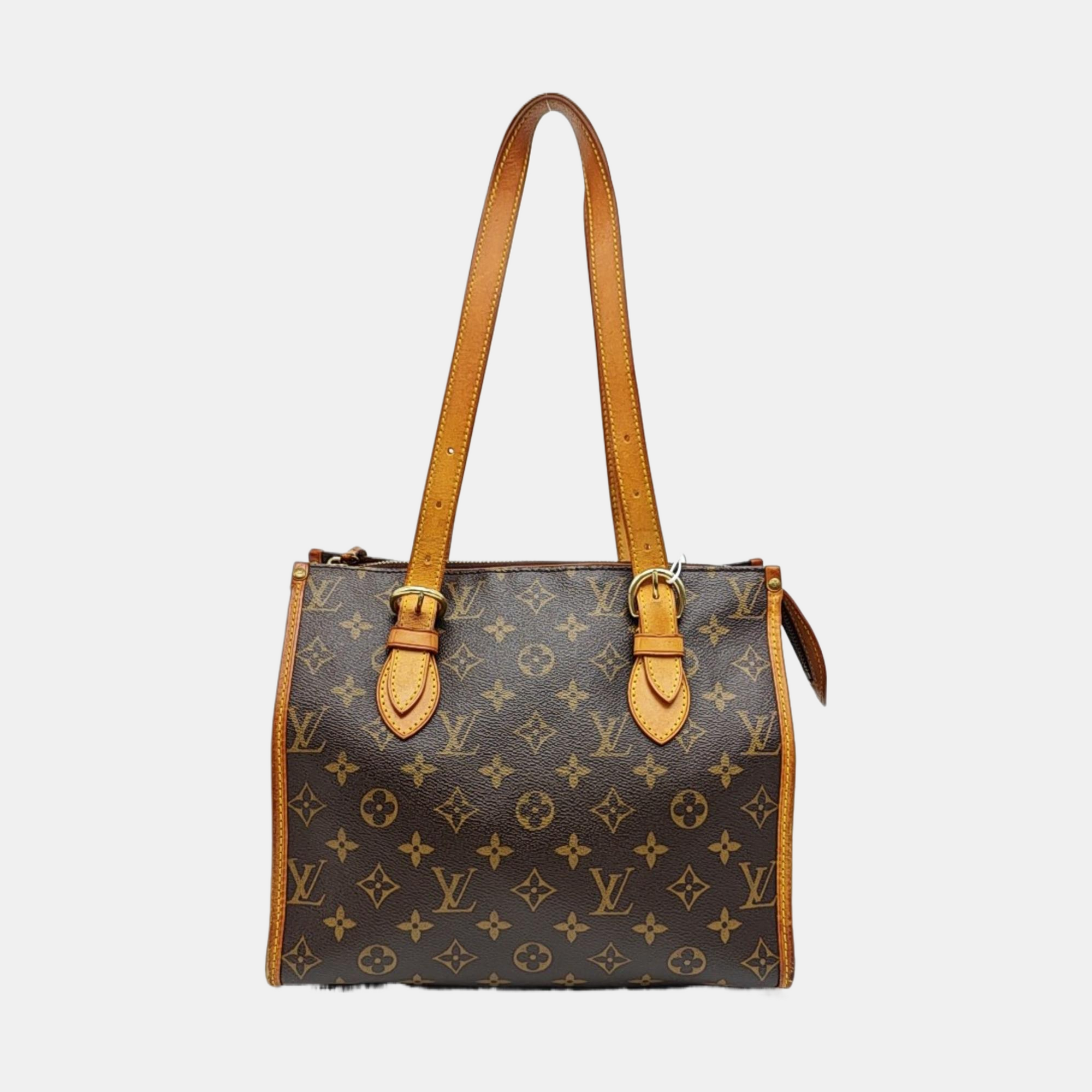 POPINCOURT Monogram Coated Canvas Brown