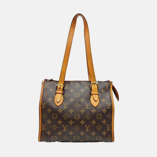 POPINCOURT Monogram Coated Canvas Brown