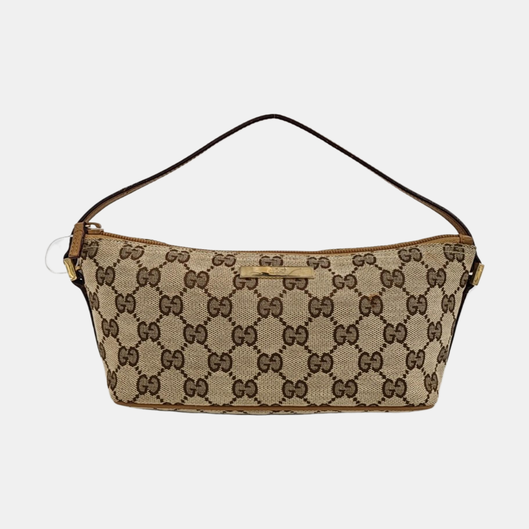 Monogram Canvas Top Handle Bag Beige