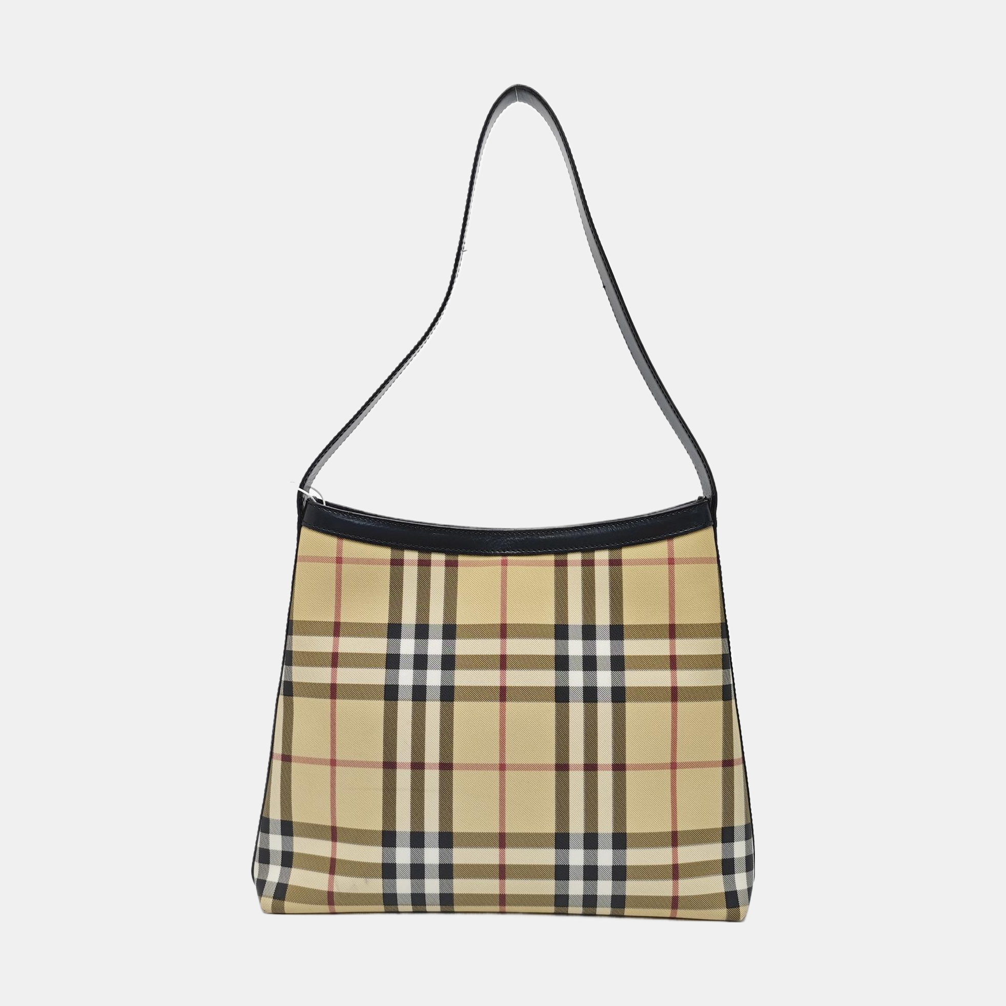 Coated Canvas Tote Bag Beige
