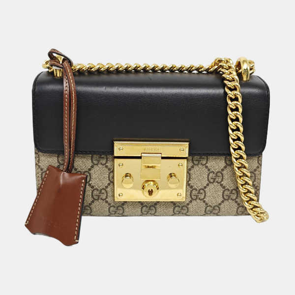 Padlock Small Monogram Coated Canvas Multicolor