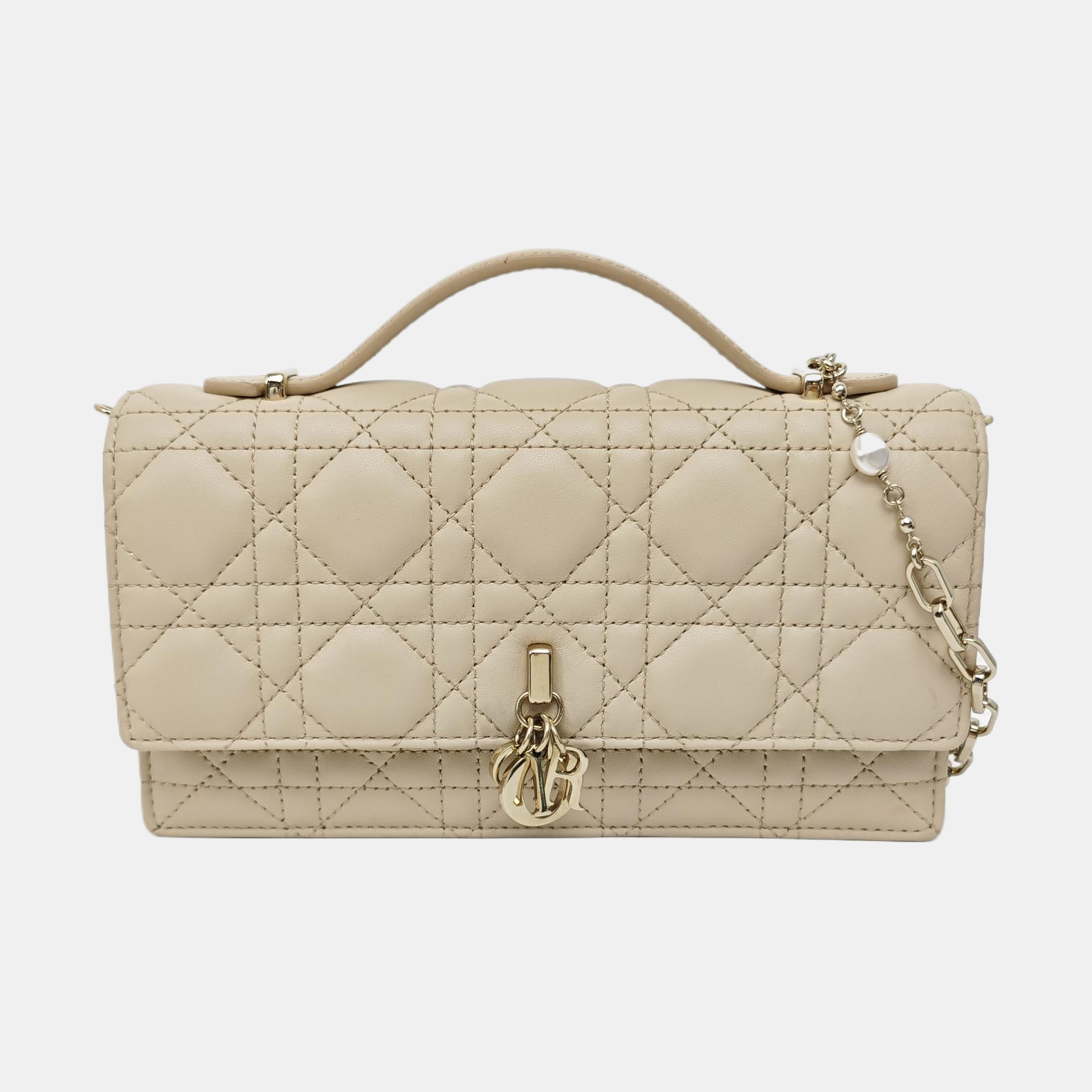 My Dior Mini Cannage Lambskin Beige