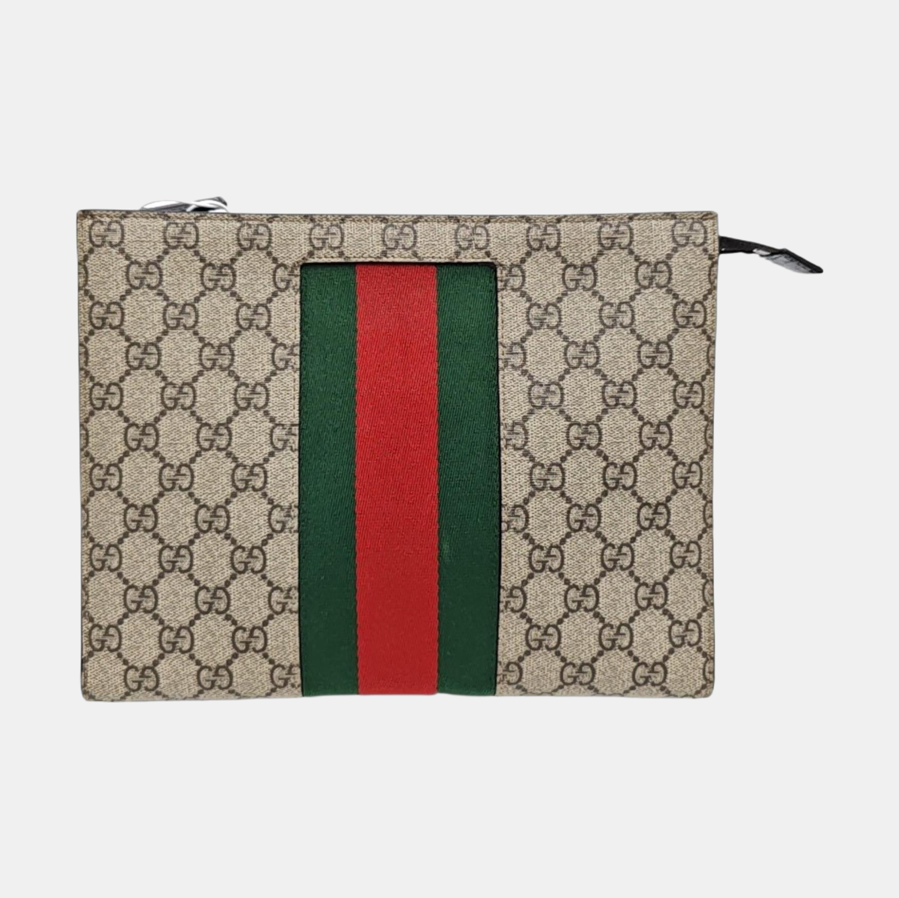 GG Supreme Monogram Coated Canvas Black
