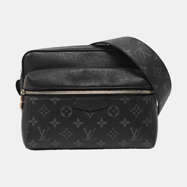 OUTDOOR PM Monogram Coated Canvas Black