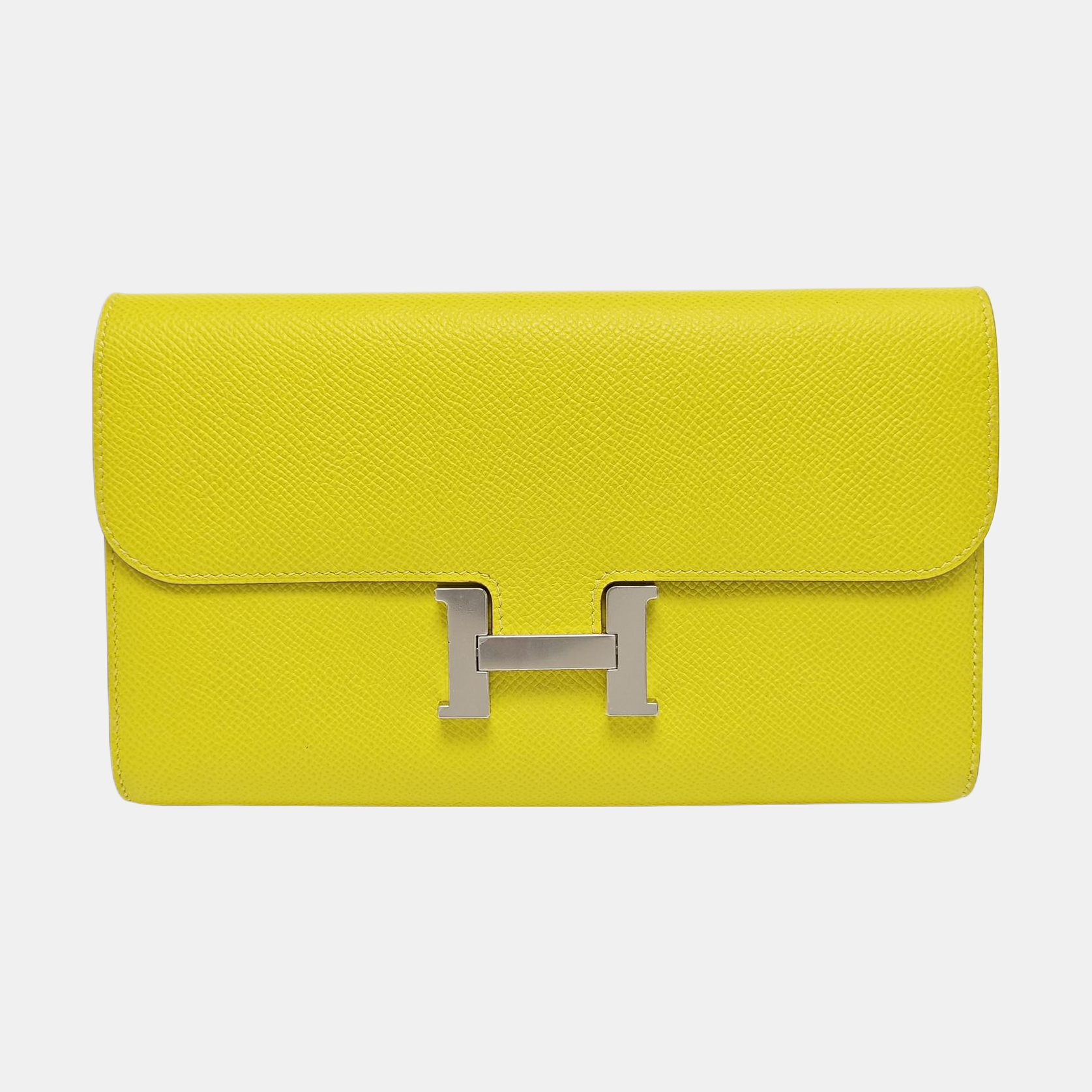 Constance 18 Epsom Yellow Wallet