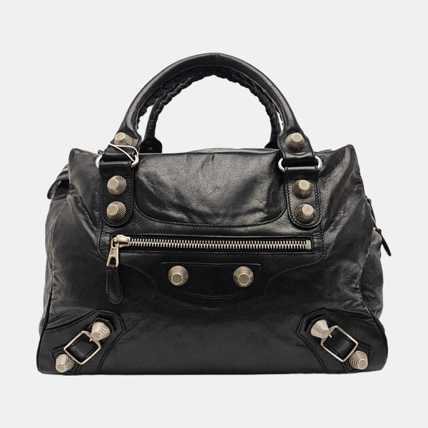 Classic City Medium Lambskin Black