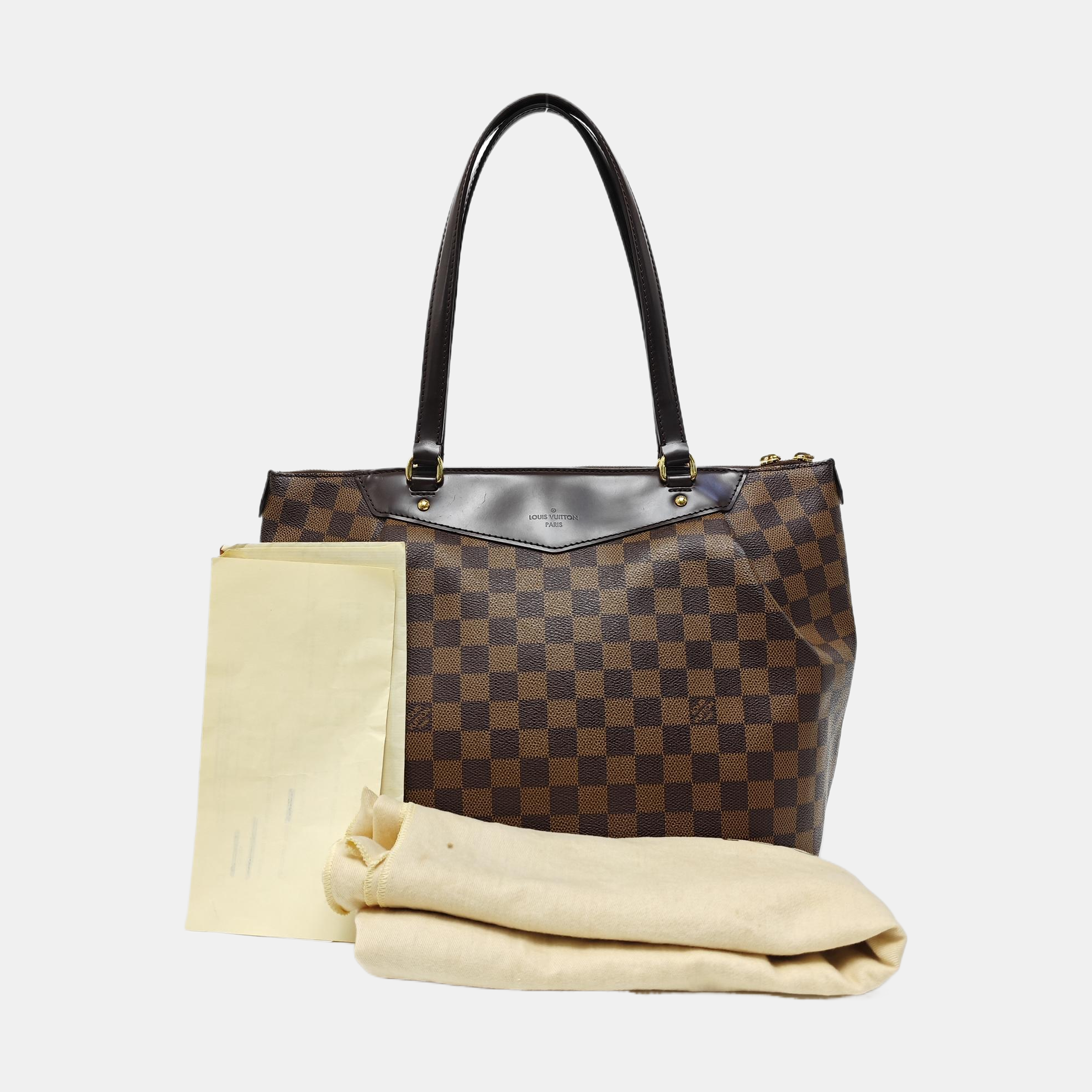 WESTMINSTER GM Damier Ebene Coated Canvas Brown