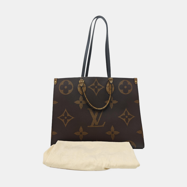 ONTHEGO GM Monogram Coated Canvas Brown