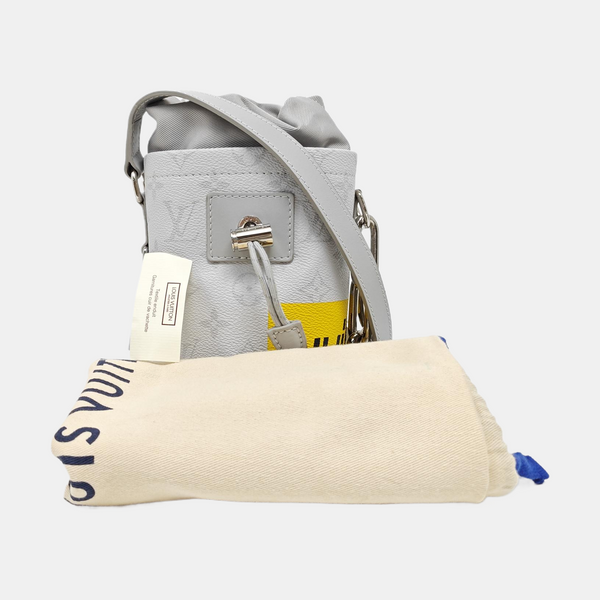 CHALK Monogram Coated Canvas Gray