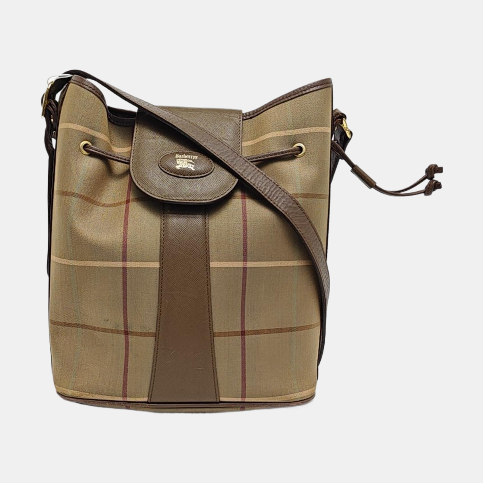 Canvas Bucket Bag Green