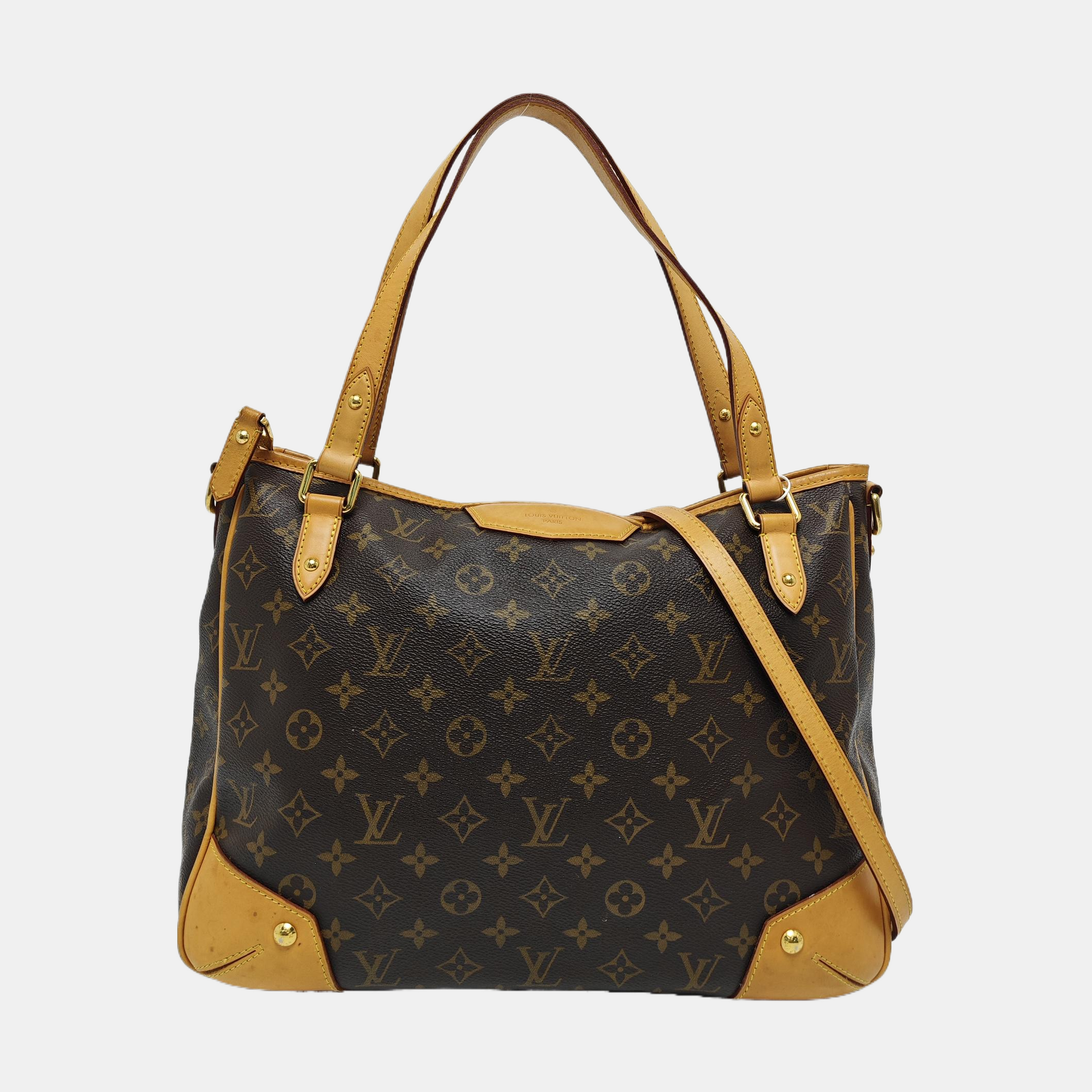 ESTRELA GM Monogram Coated Canvas Brown