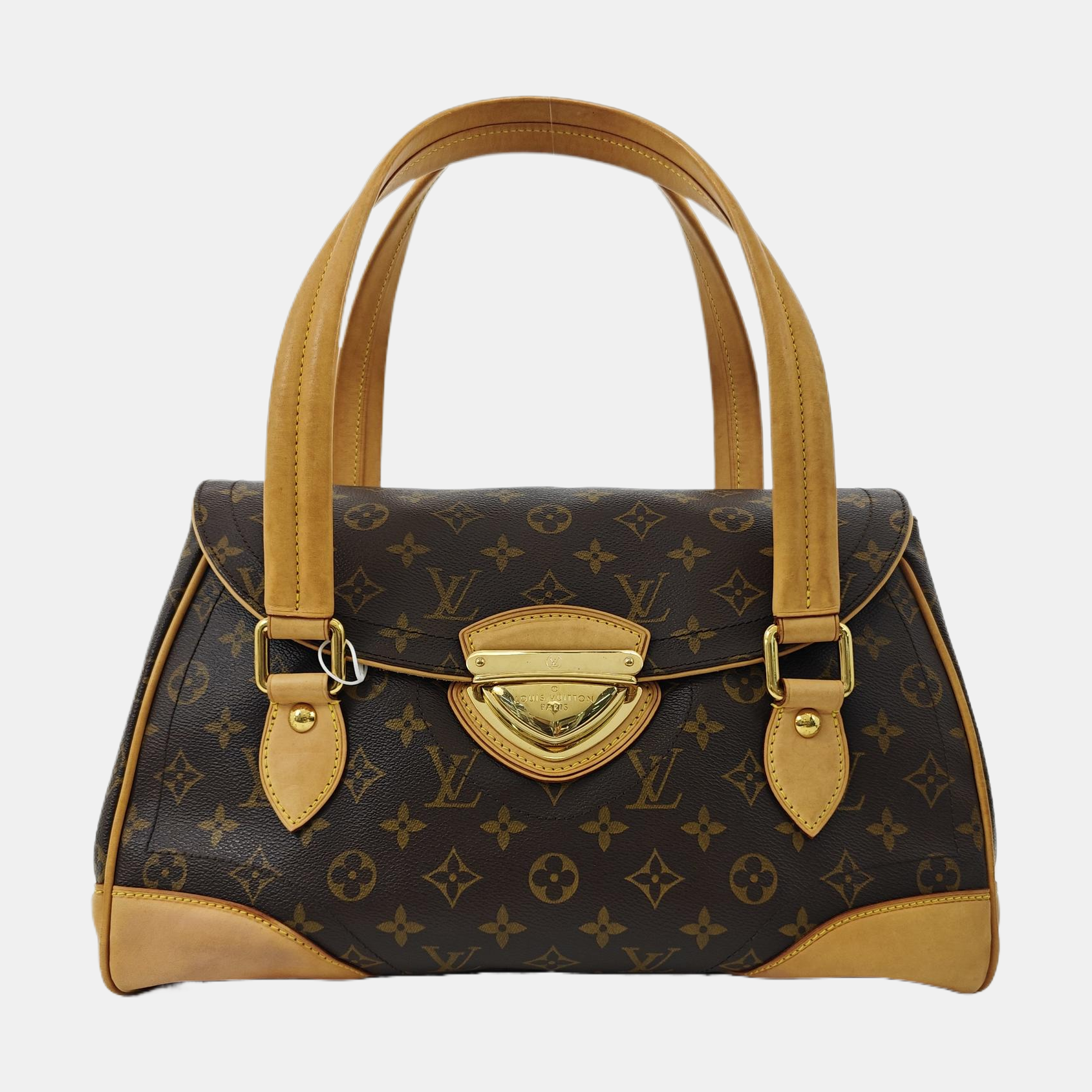 BEVERLY Monogram Coated Canvas Brown