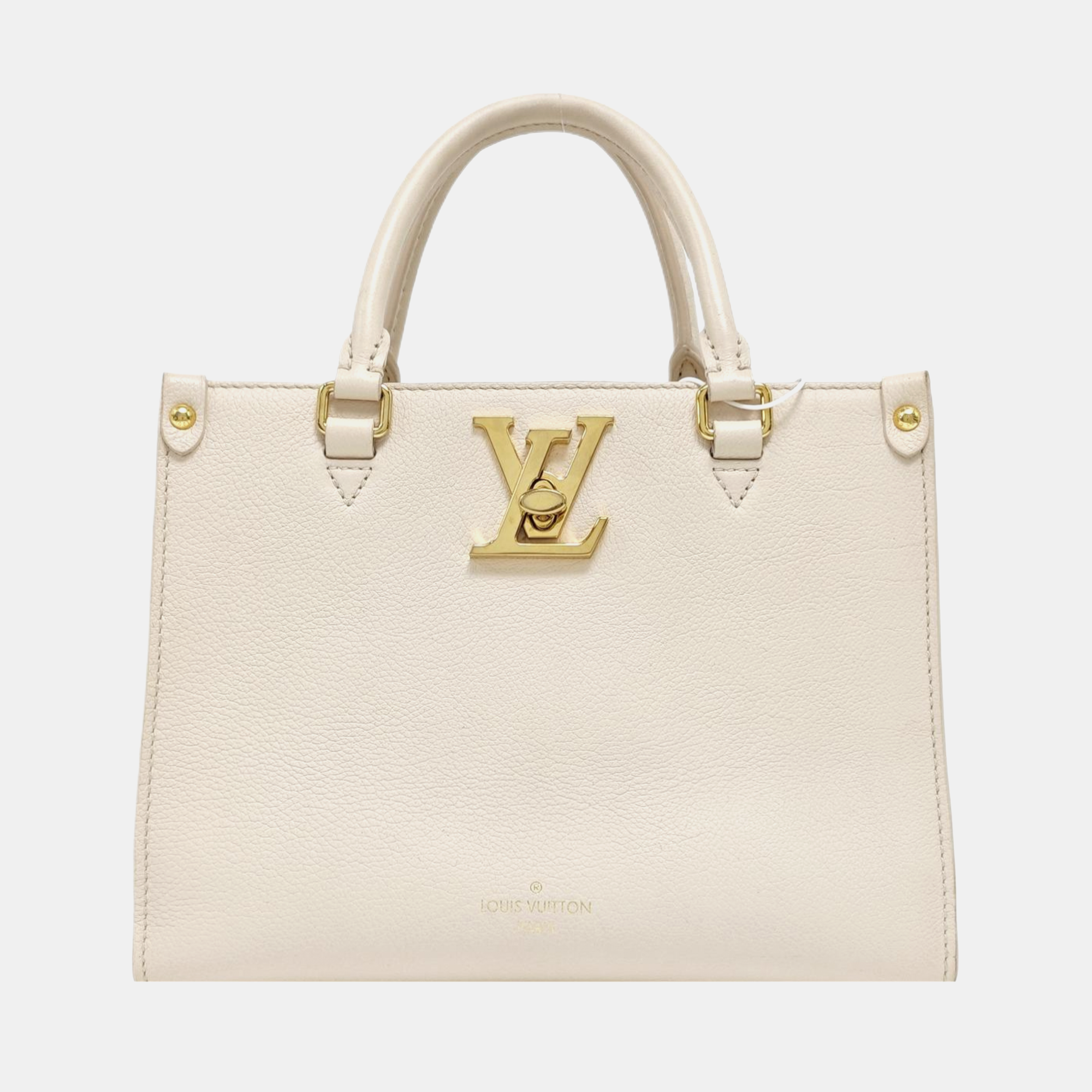 LOCK &amp; GO Calfskin White