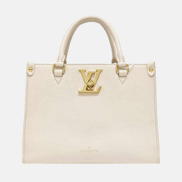LOCK & GO Calfskin White