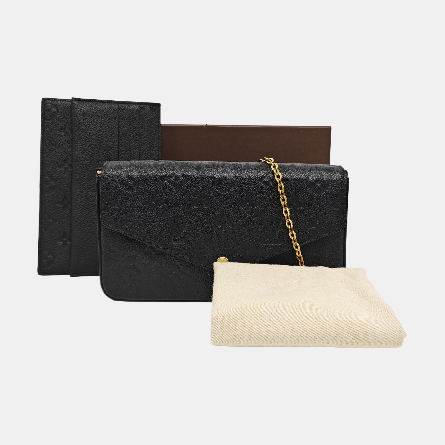 FÉLICIE Mini Monogram Calfskin Black