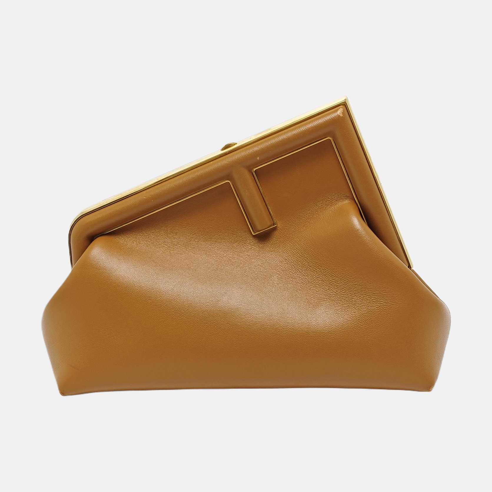 Authenticated pre-owned  First Small Lambskin Brown - Clutch at Looply