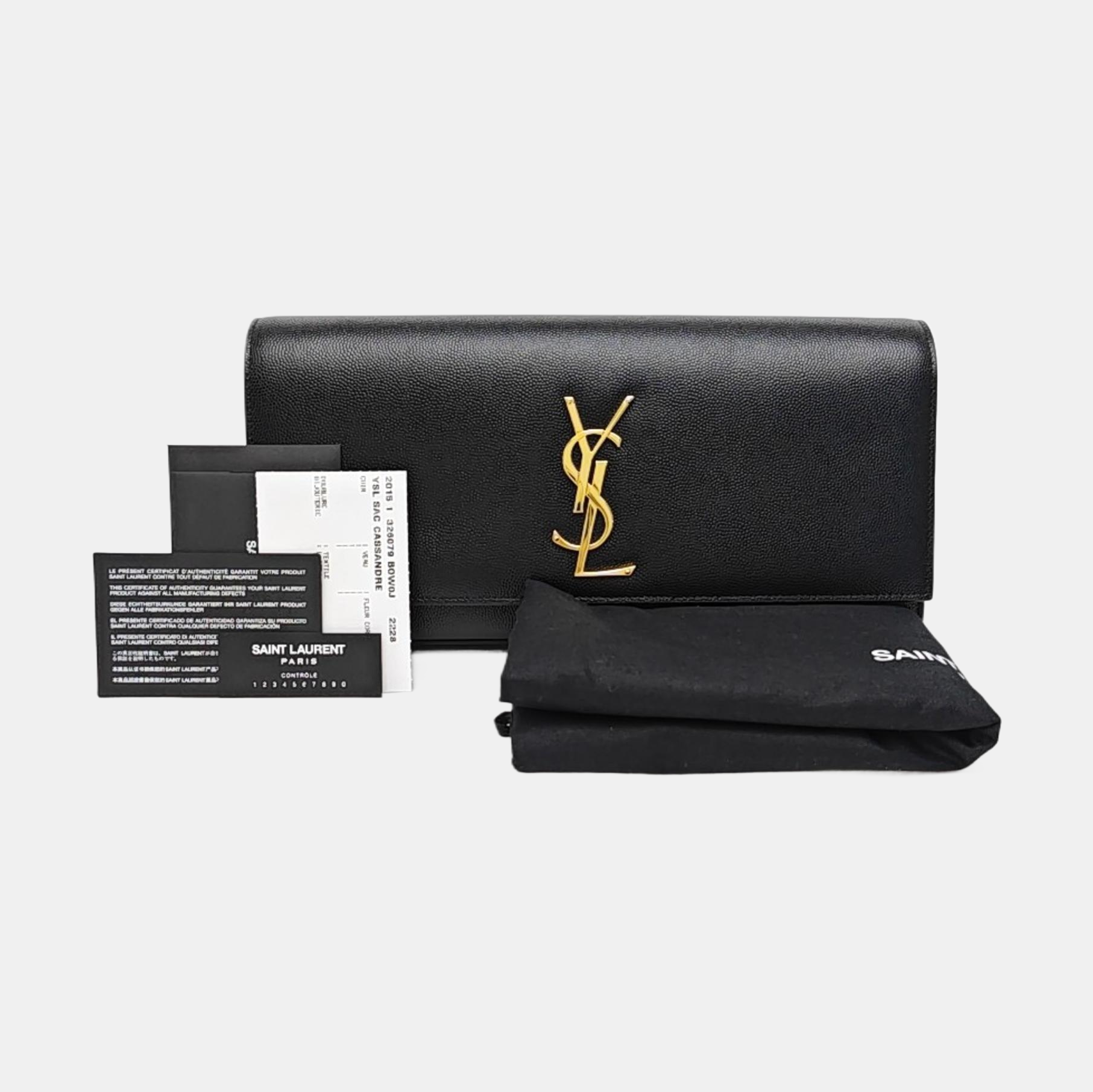 KATE Small Calfskin Black