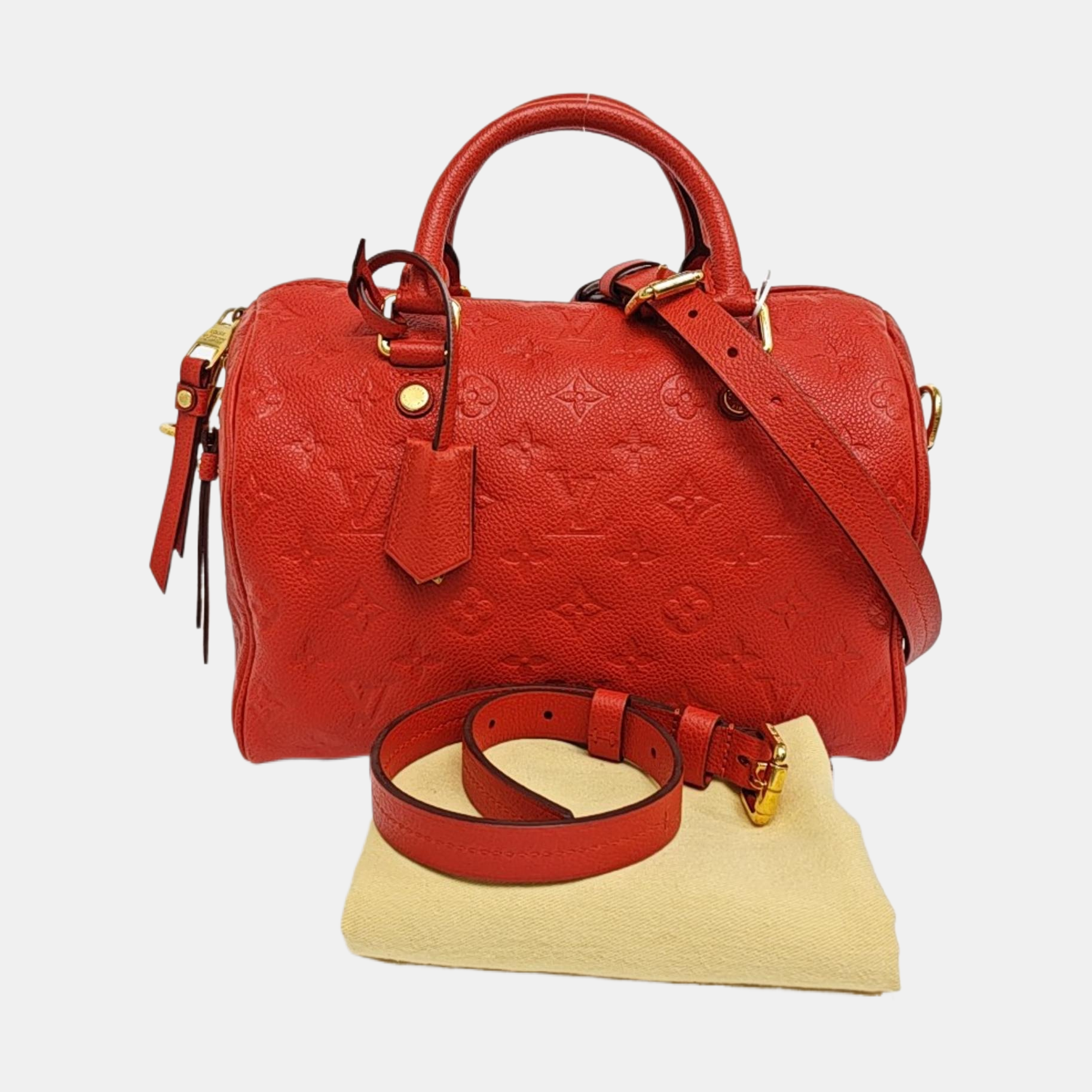 SPEEDY 25 Calfskin Red