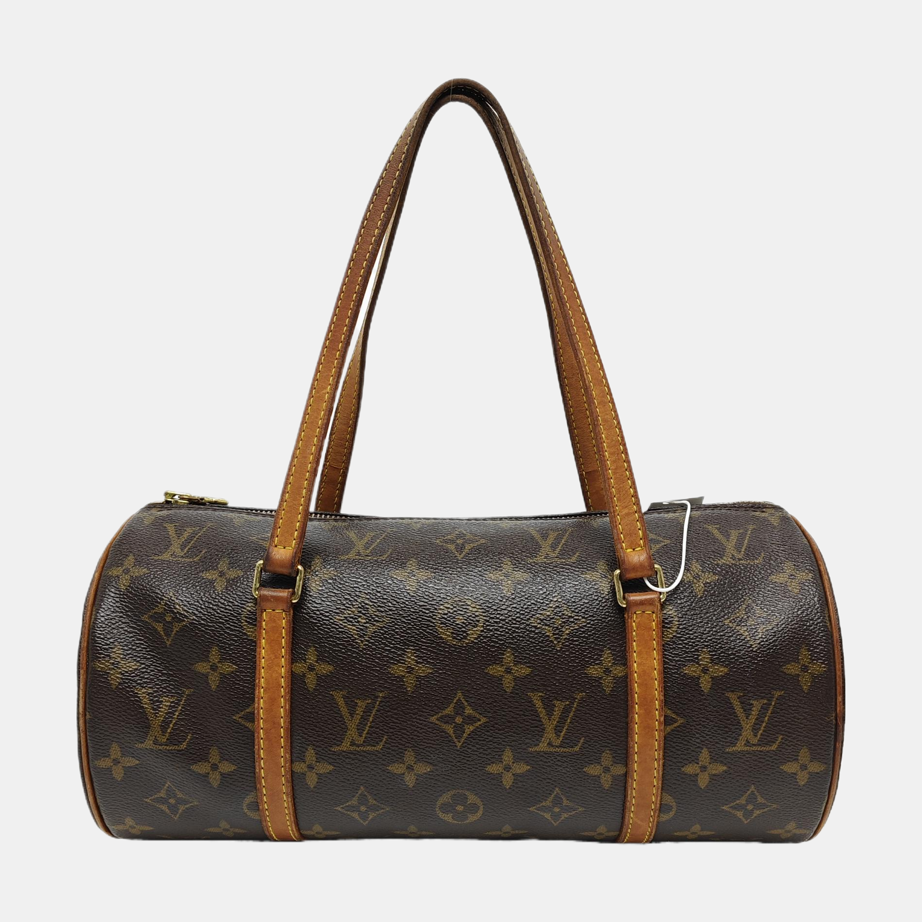 PAPILLON 30 Monogram Coated Canvas Brown