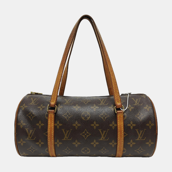 PAPILLON 30 Monogram Coated Canvas Brown