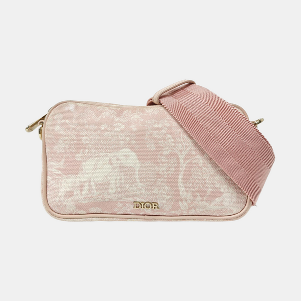 Canvas Shoulder Bag Pink