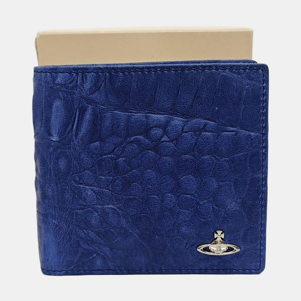 Leather Wallet Blue