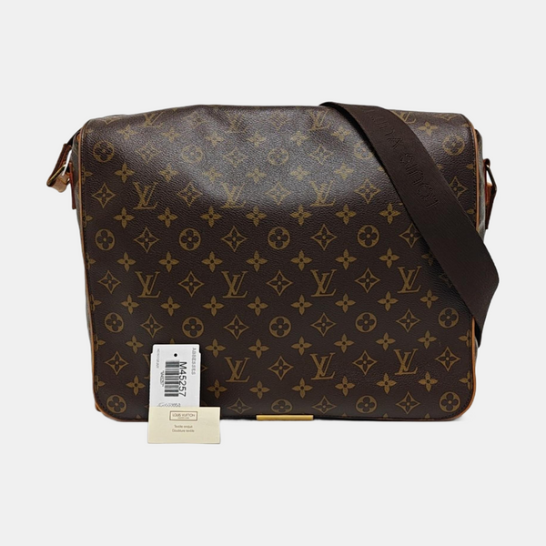 VALMY Monogram Coated Canvas Brown