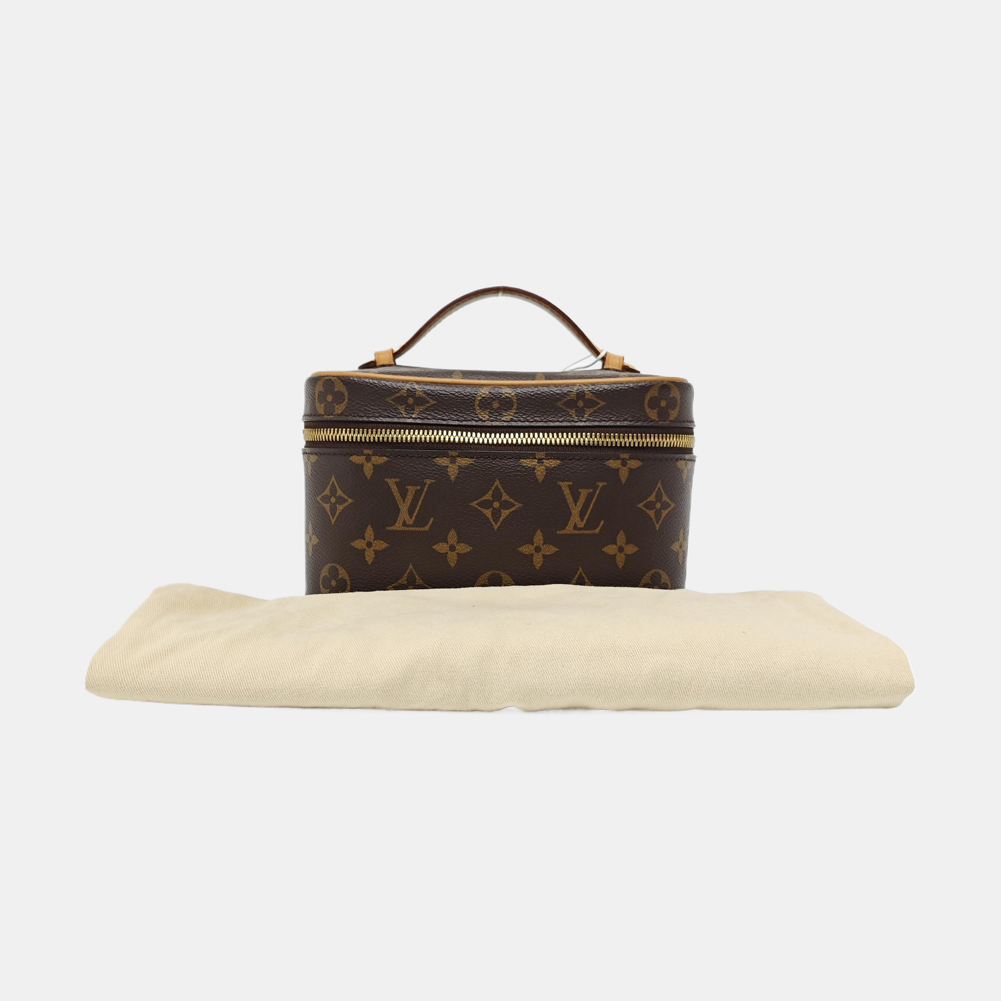 NICE Mini Monogram Coated Canvas Brown