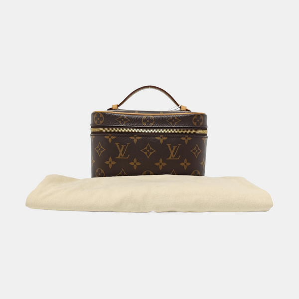 NICE Mini Monogram Coated Canvas Brown