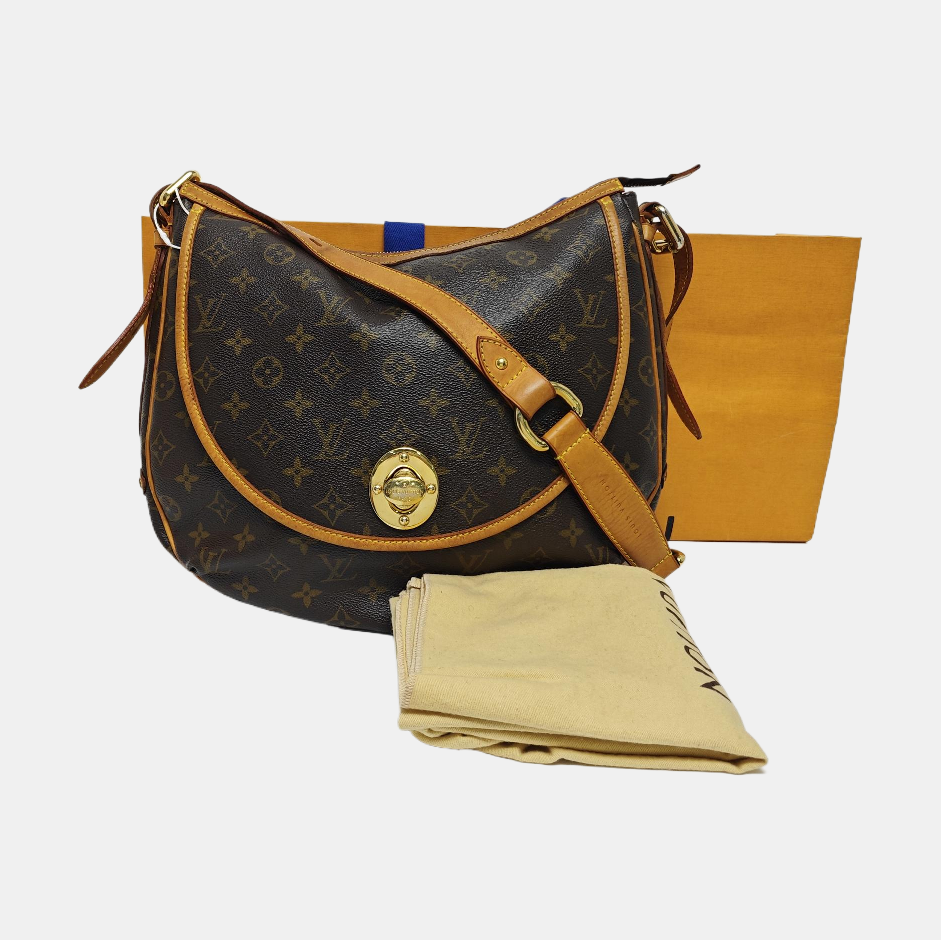 TULUM GM Monogram Coated Canvas Brown