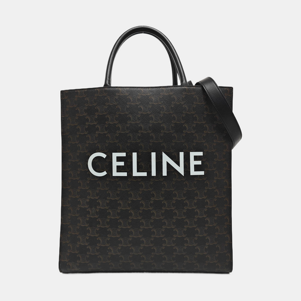 CABAS CELINE Small Coated Canvas Black