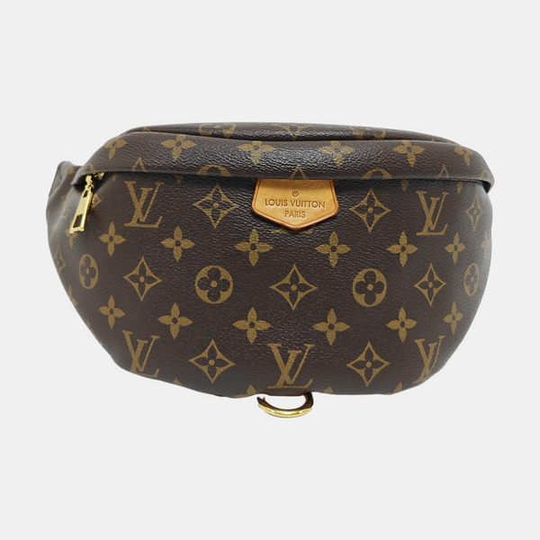 BUMBAG Monogram Coated Canvas Brown