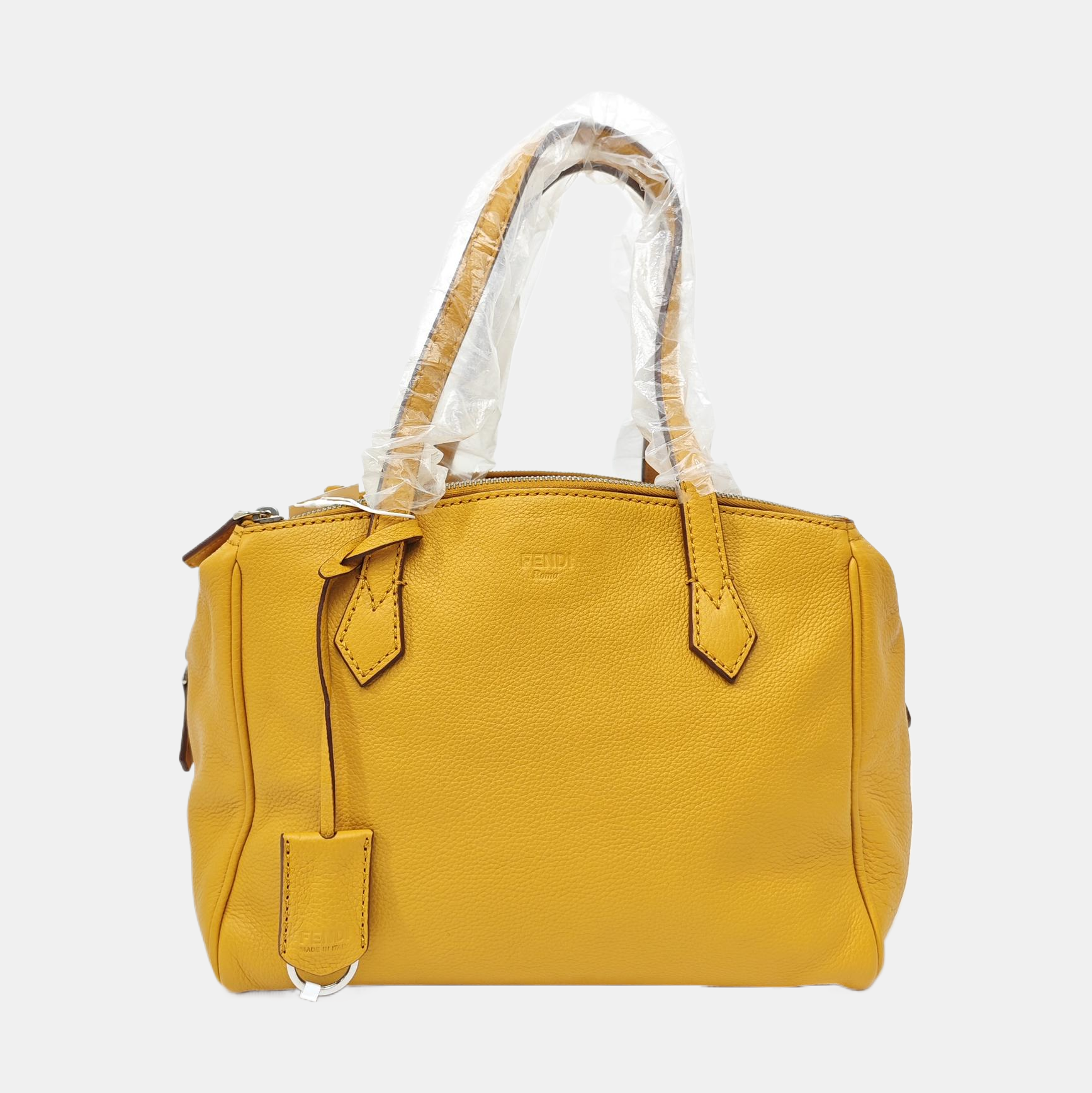 Calfskin Tote Bag Yellow