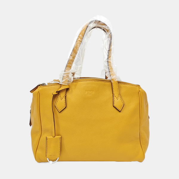 Calfskin Tote Bag Yellow