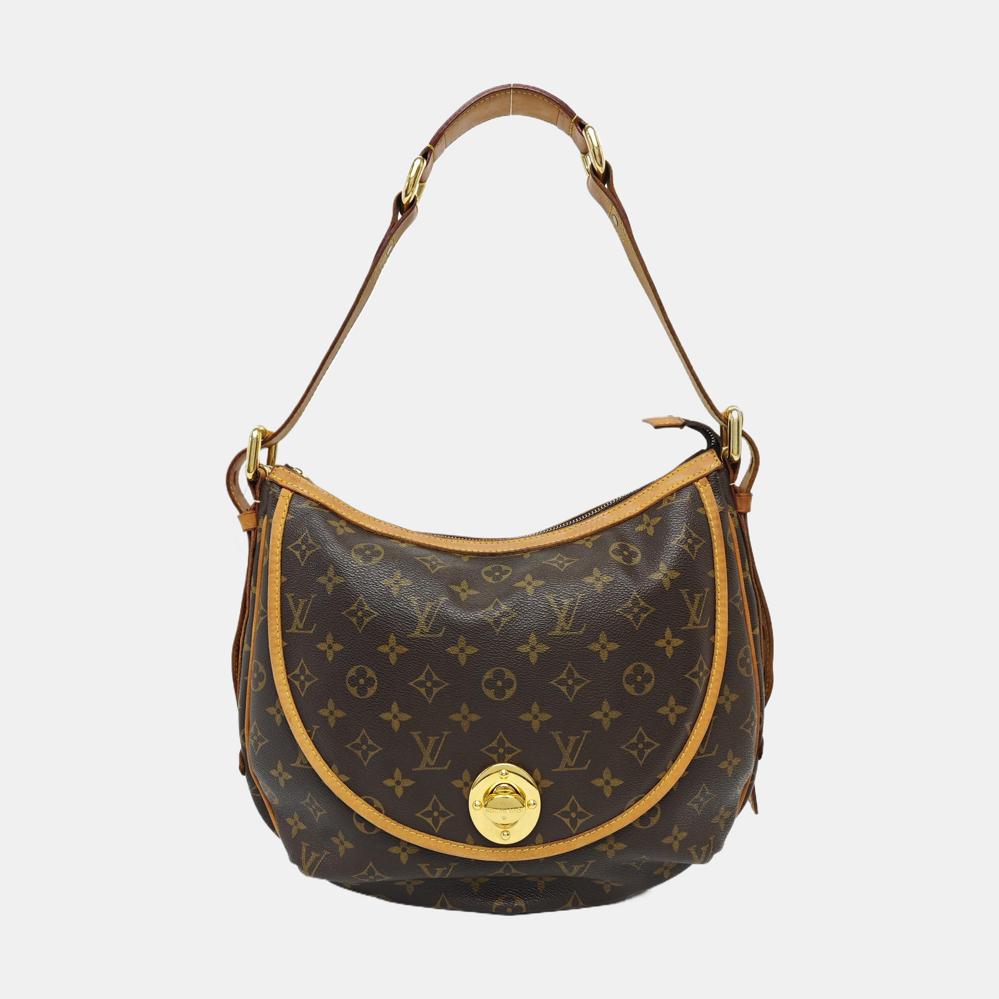 TULUM GM Monogram Coated Canvas Brown