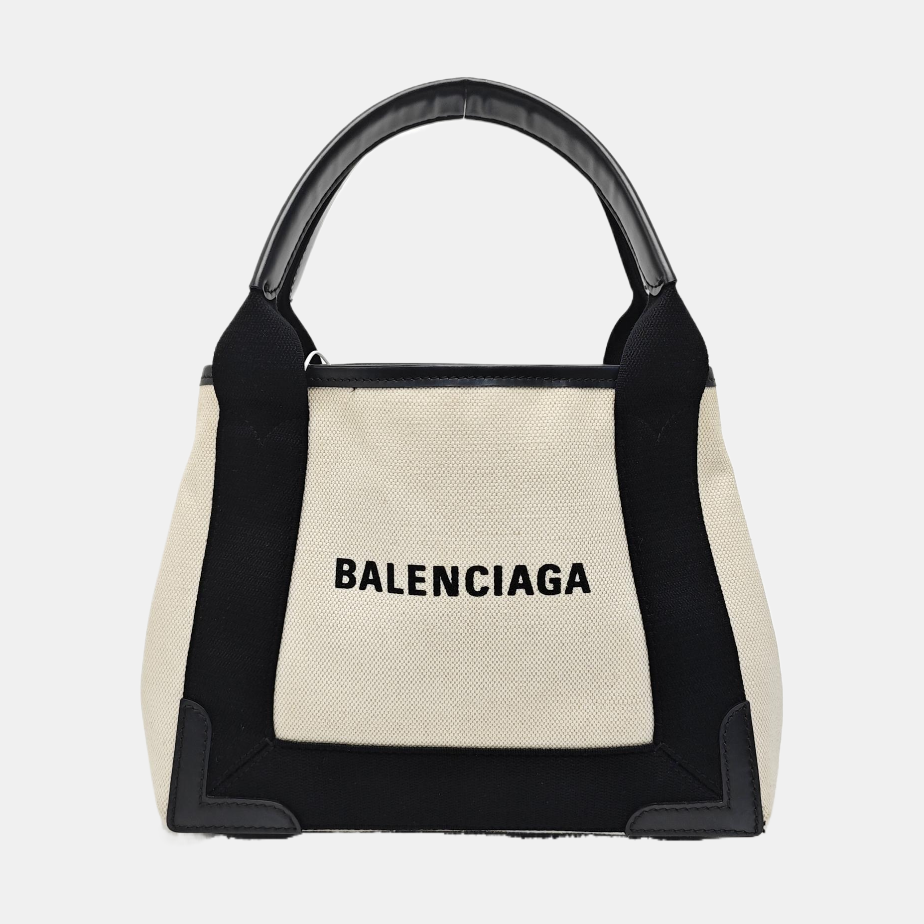 Navy Mini Canvas White
