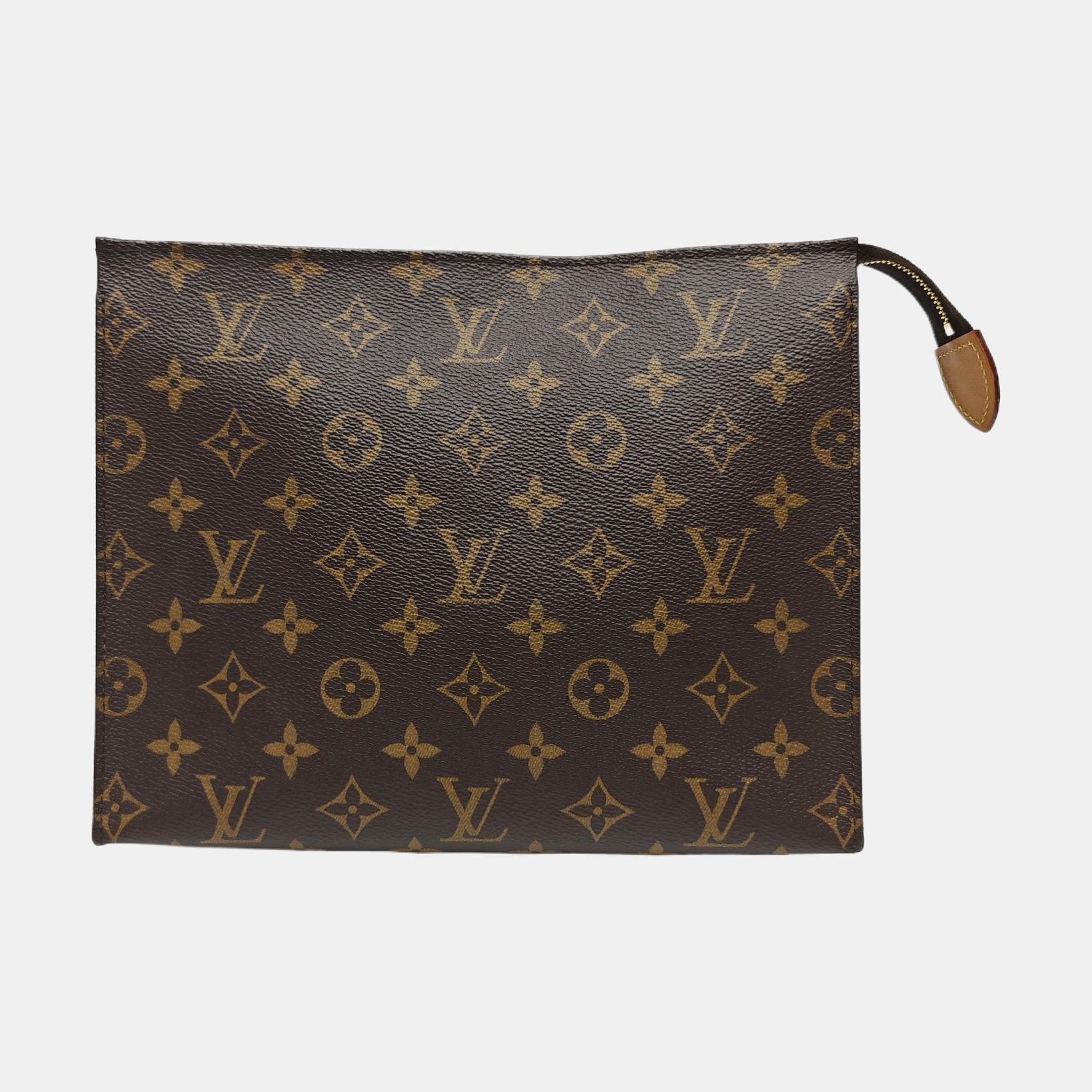 TOILET POCKET 26 Monogram Coated Canvas Brown