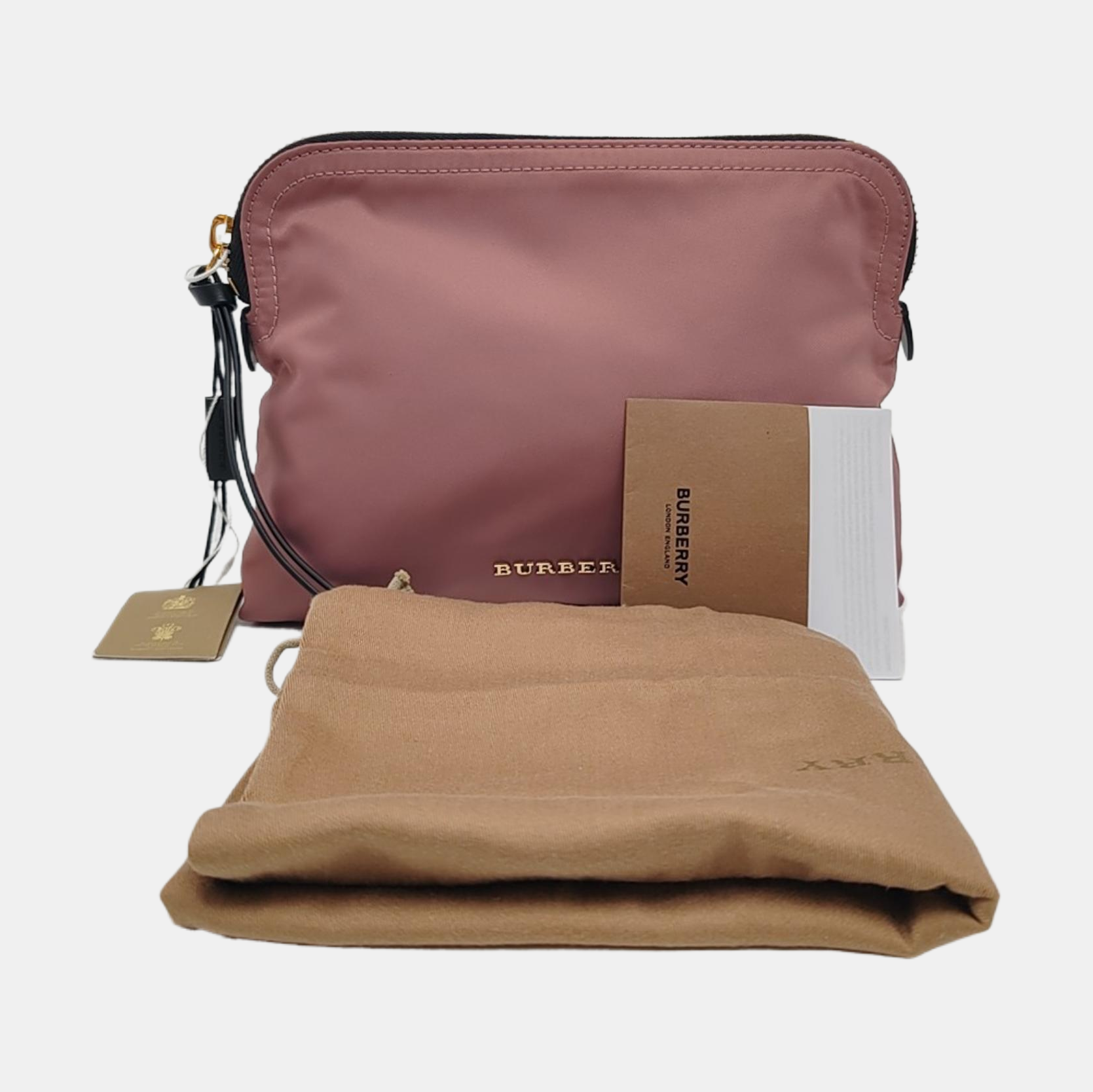Nylon Clutch Pink