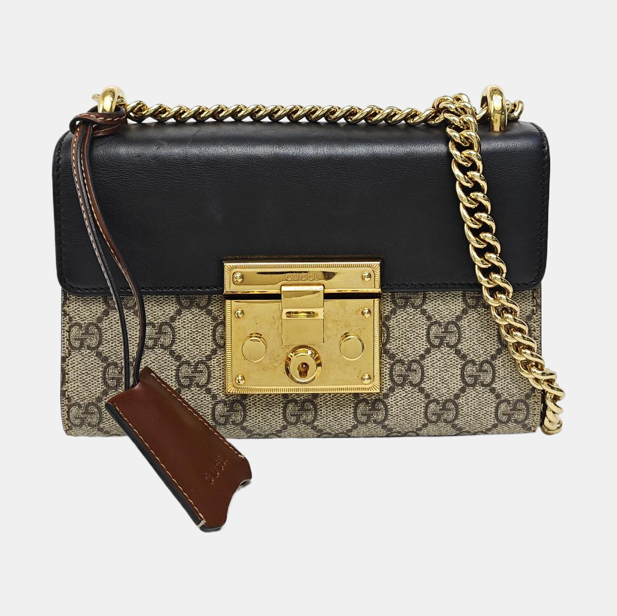 Padlock Small Monogram Coated Canvas Multicolor