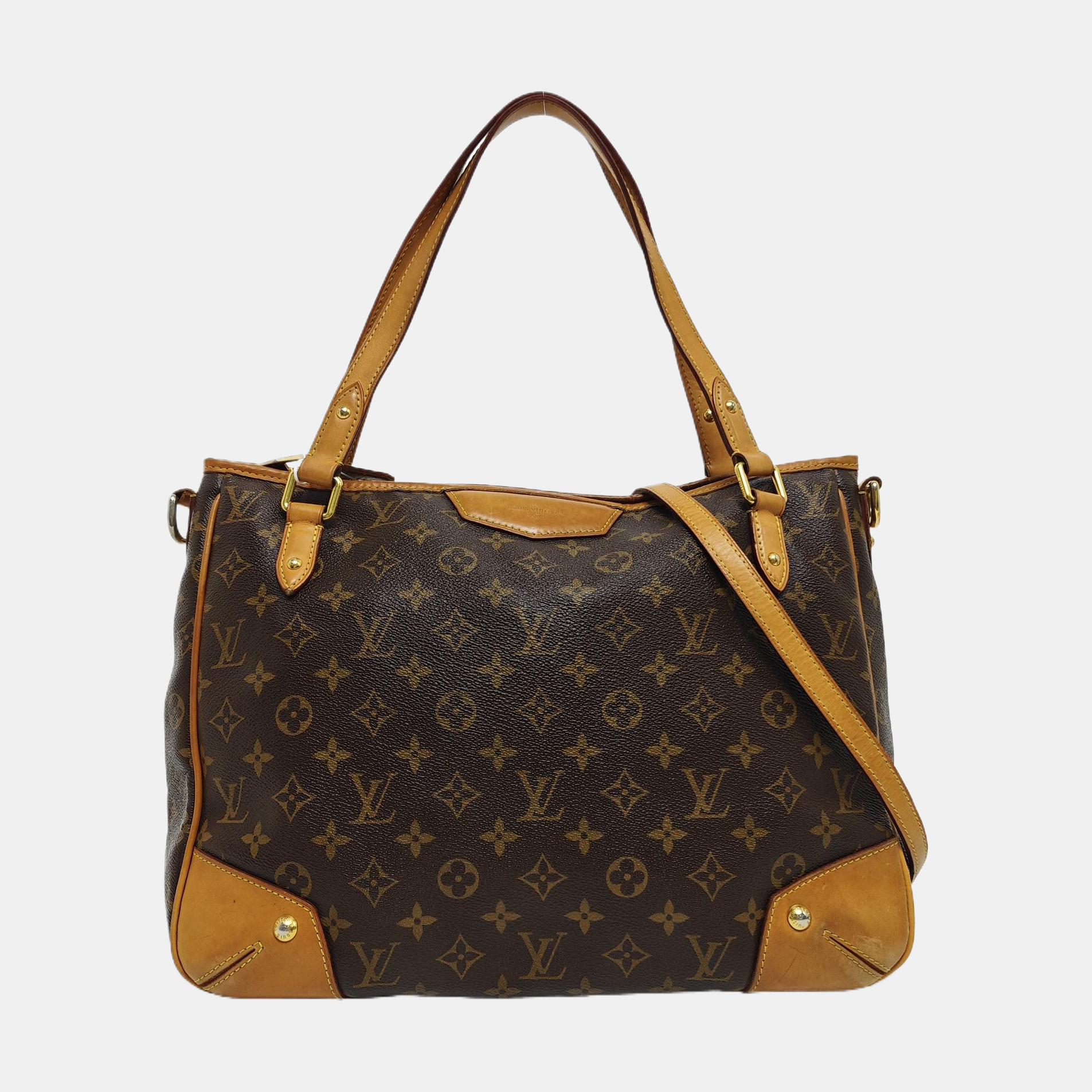 RETIRO GM Monogram Coated Canvas Brown