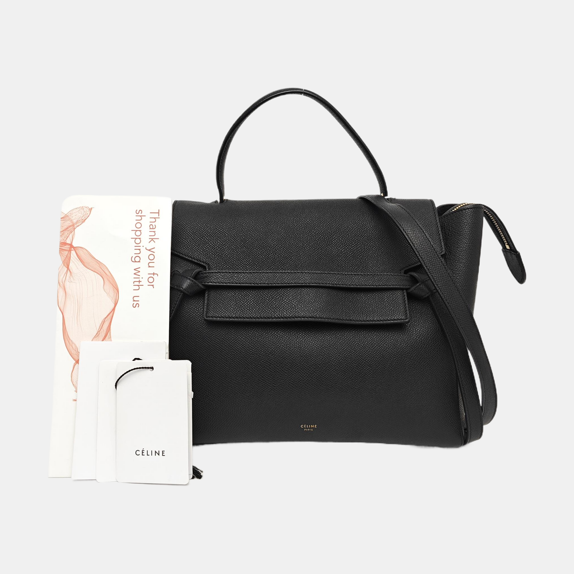 BELT Mini Calfskin Black
