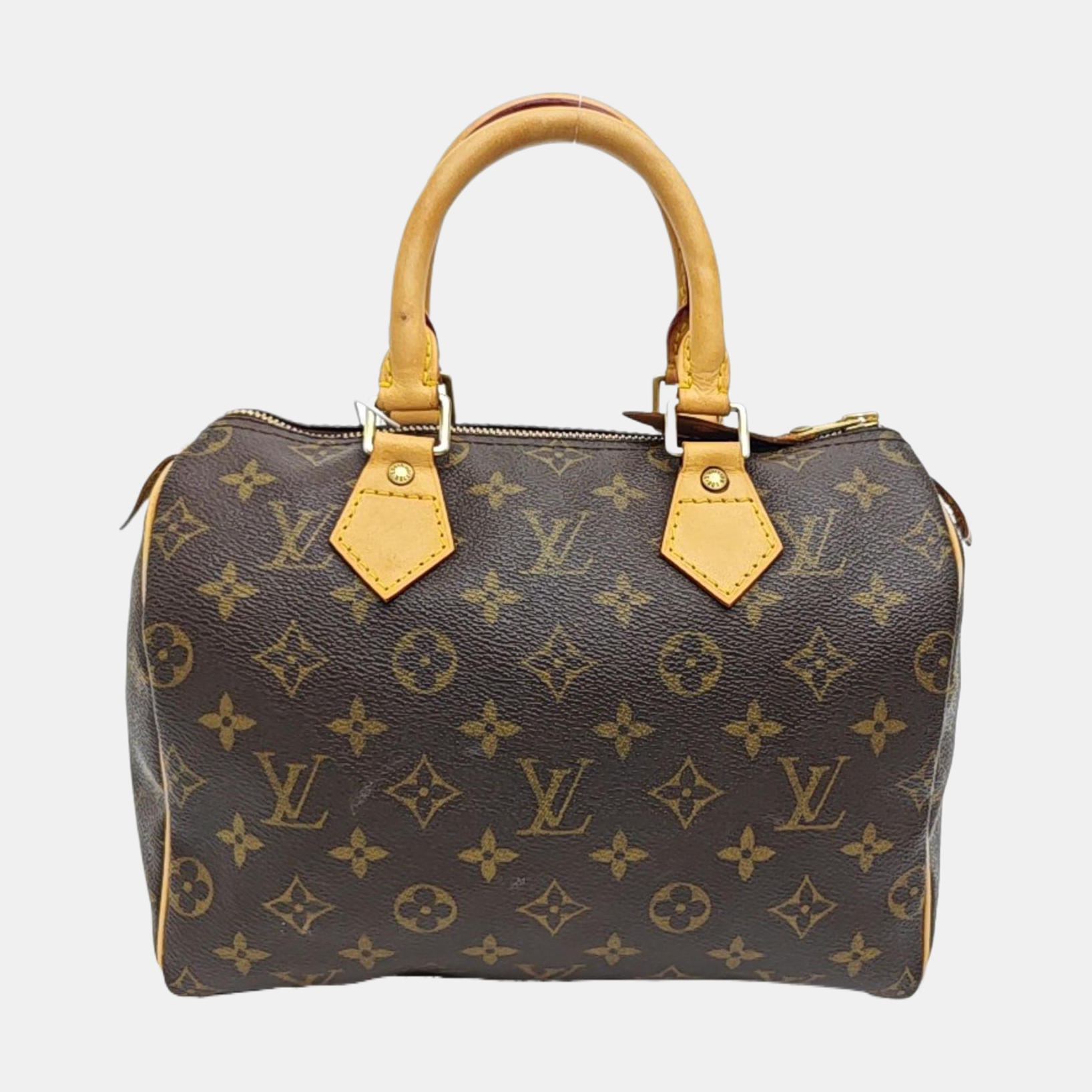 SPEEDY 25 Monogram Coated Canvas Brown
