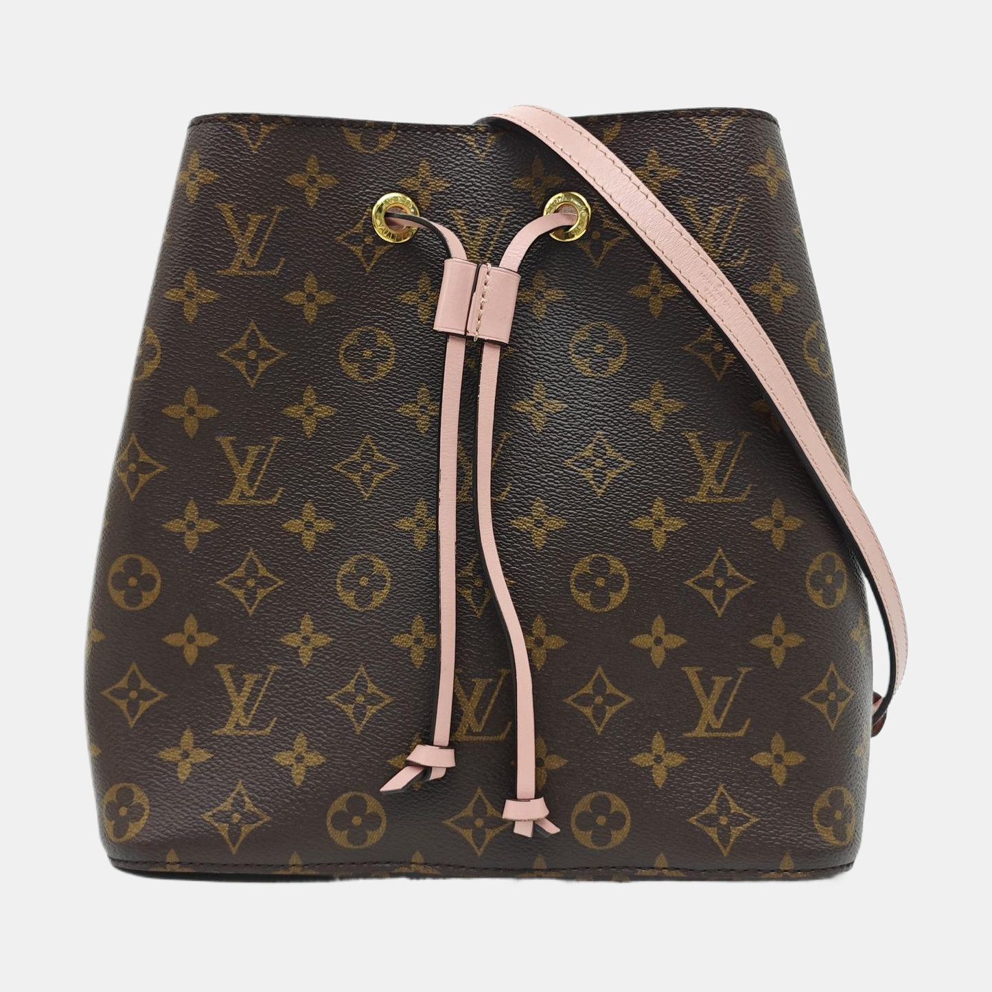 NÉONOÉ MM Monogram Coated Canvas Brown