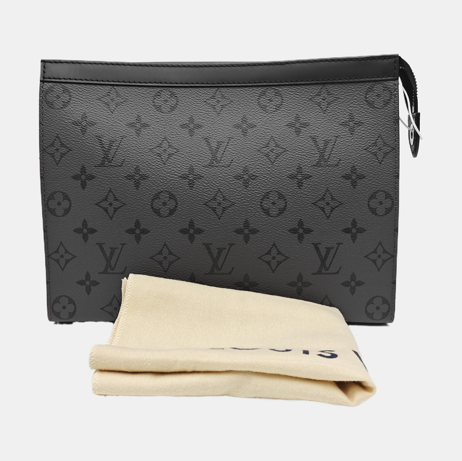 Pochette Voyag MM Monogram Coated Canvas Gray