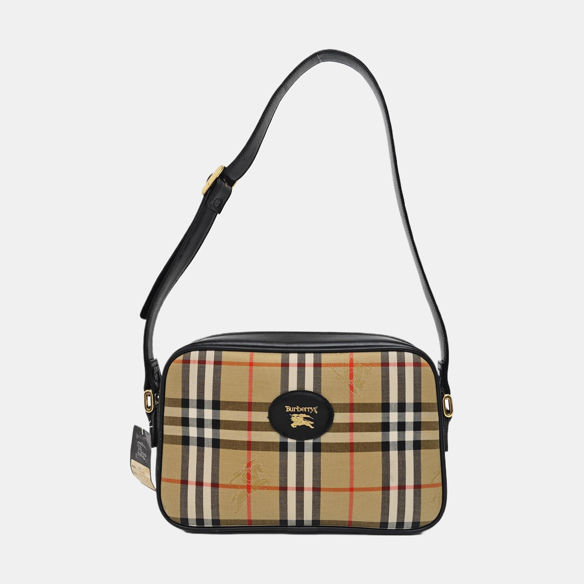Canvas Shoulder Bag Medium Beige