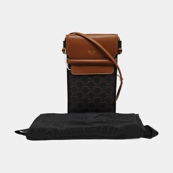 Lona Estampada TRIOMPHE Marrón