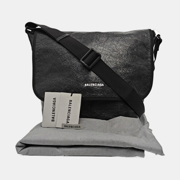 Calfskin Shoulder Bag Black