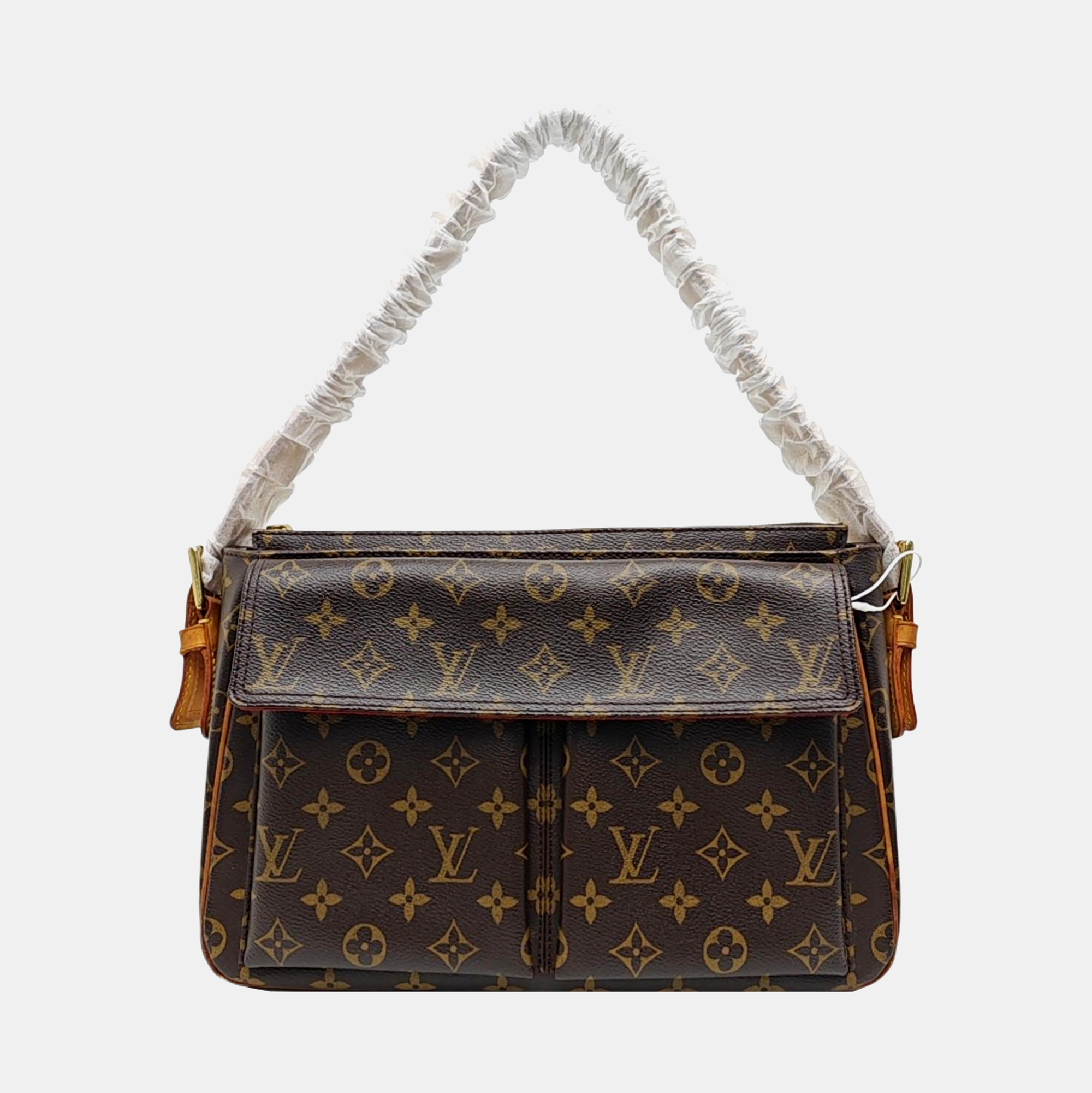 VIVA CITE Monogram Coated Canvas Brown