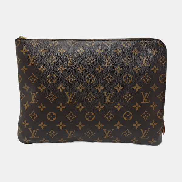 Etui Voyage MM Monogram Coated Canvas Brown